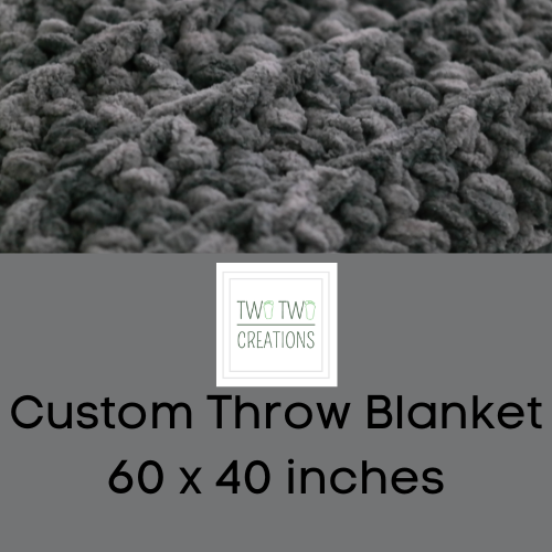 Handmade, Crochet, Twin Size Bernat outlets Blanket